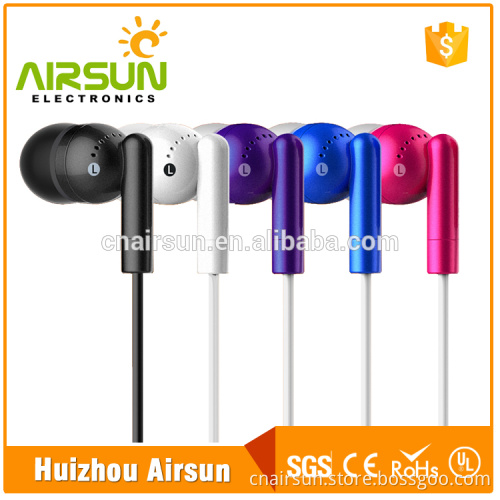 2016 Hot Sale Colorful Promotional Earbuds Gift Earphones